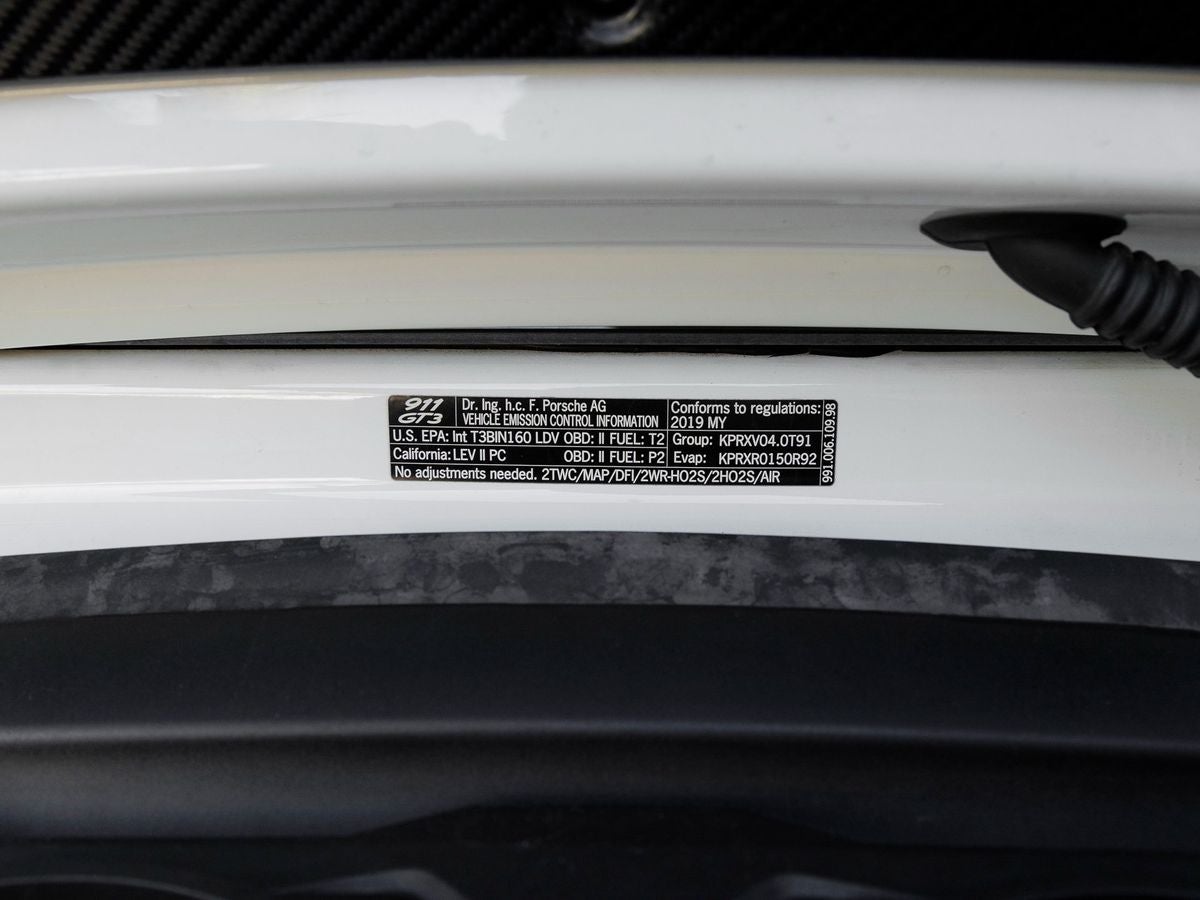 2019 Porsche 911 GT3