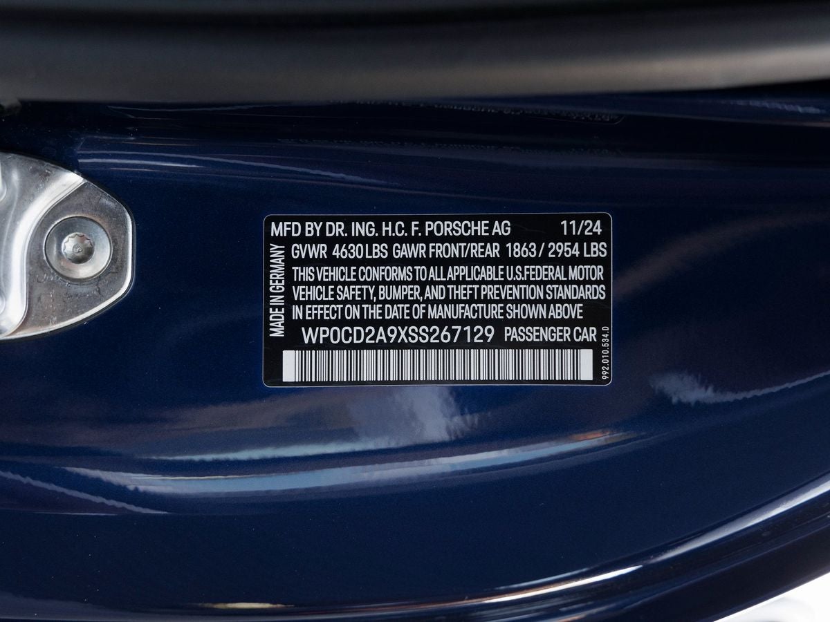 2025 Porsche 911 Turbo