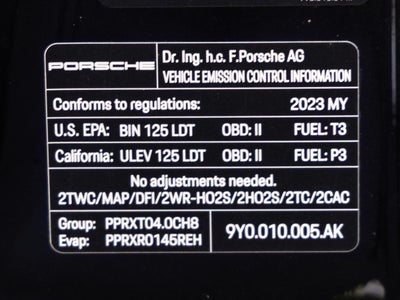 2023 Porsche Cayenne Turbo S