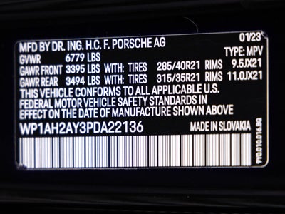 2023 Porsche Cayenne Turbo S