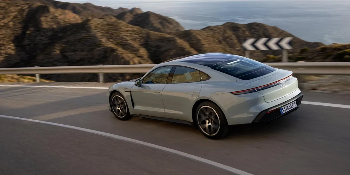 2025 Taycan Side View Fort Collins, CO