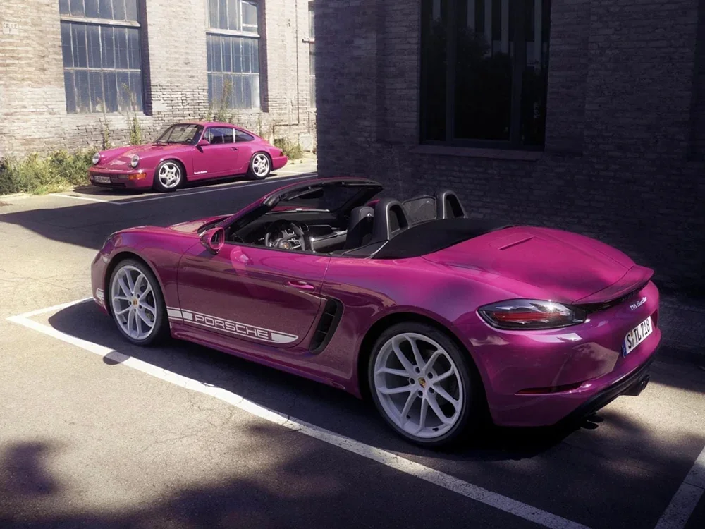 Porsche Boxster parked in Boulder, CO