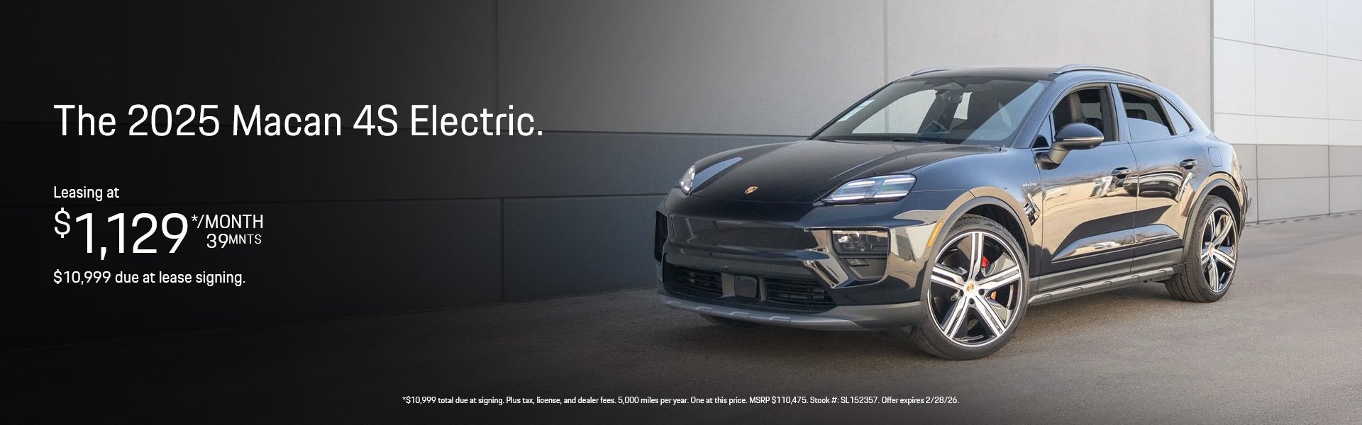 2025 Macan 4S Electric Specials Banner