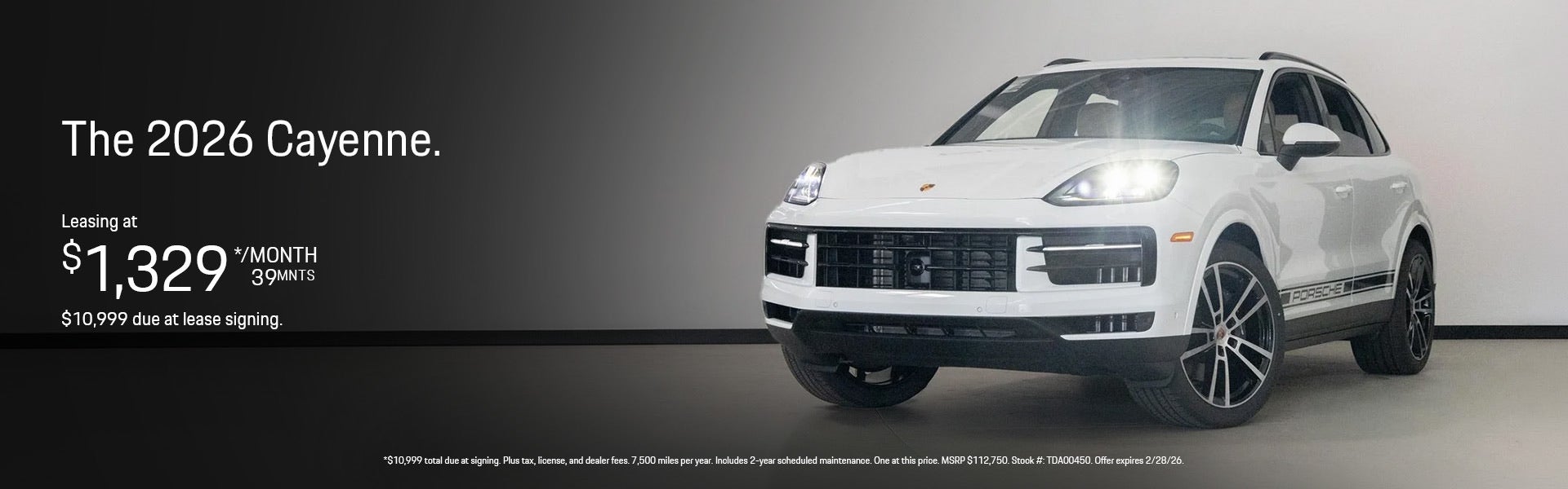 2025 Cayenne Specials Banner