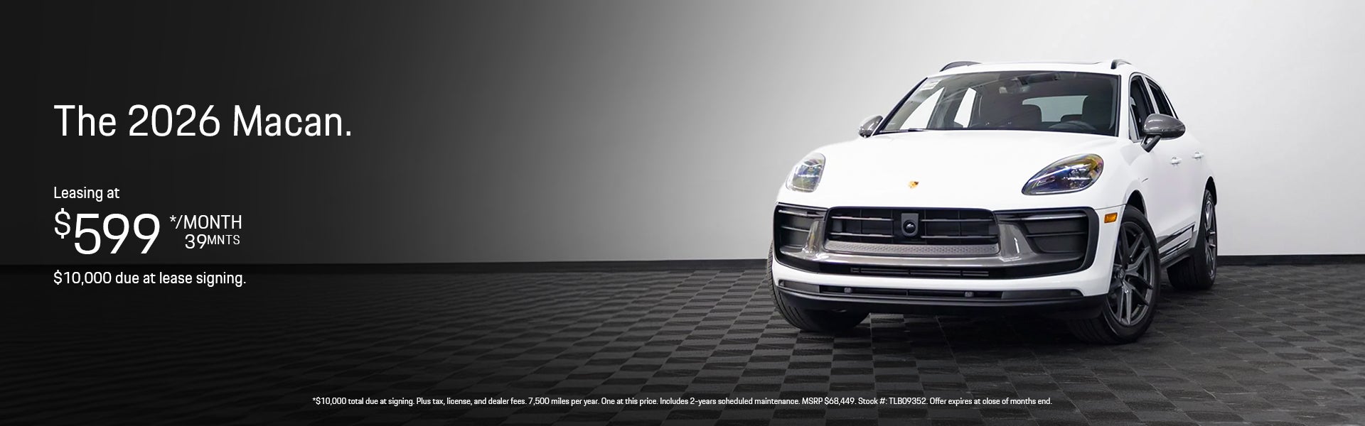 2026 Porsche Macan Lease Special