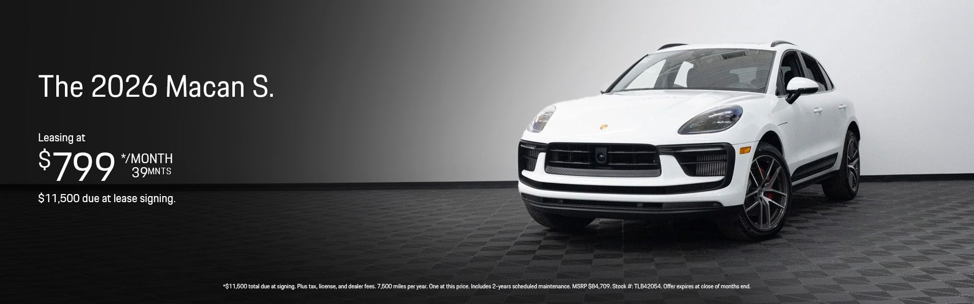 2026 Porsche Macan S Lease Special